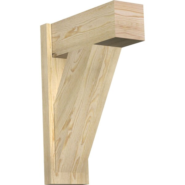 Ekena Millwork Traditional Block Rough Sawn Outlooker, Douglas Fir, 8"W x 20"D x 28"H OUT08X20X28TRA05RDF - main